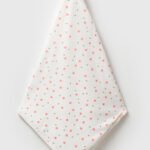 %100 Pamuklu Pembe Çiçekli Battaniye