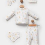 %100 Pamuklu Yavru Ördekler Hastane Çıkışı Seti