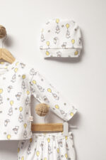 %100 Pamuklu Winnie The Pooh Desenli Hastane Çıkışı Seti - Görsel 3