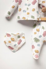 %100 Pamuklu Legolu Hastane Çıkışı Seti - Görsel 3