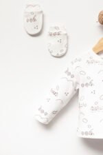 %100 Pamuklu Trenli Hastane Çıkışı Seti - Görsel 2