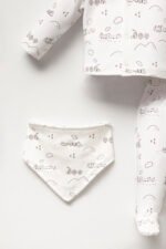 %100 Pamuklu Trenli Hastane Çıkışı Seti - Görsel 3