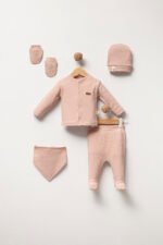 %100 Pamuklu Fitilli Hastane Çıkışı Seti - Görsel 5