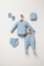 %100 Pamuklu Fitilli Hastane Çıkışı Seti - Görsel 26