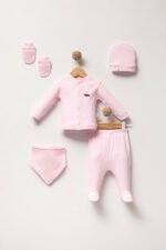 %100 Pamuklu Fitilli Hastane Çıkışı Seti - Görsel 17