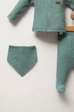 %100 Pamuklu Fitilli Hastane Çıkışı Seti - Görsel 13