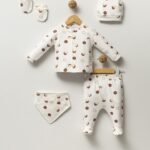 %100 Pamuklu Coconatlı Hastane Çıkışı Seti