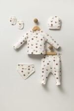 %100 Pamuklu Coconatlı Hastane Çıkışı Seti