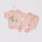 %100 Pamuklu Süzene Nakışlı Kuğulu İkili Takım - Görsel 7