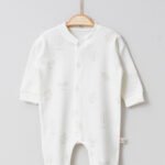 %100 Pamuklu Yapraklı Patikli Çıtçıtlı Tulum